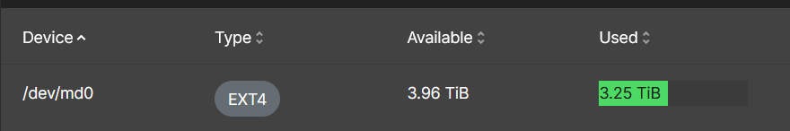 Storage info widget shows wrong capacity · Issue #337 · gethomepage ...