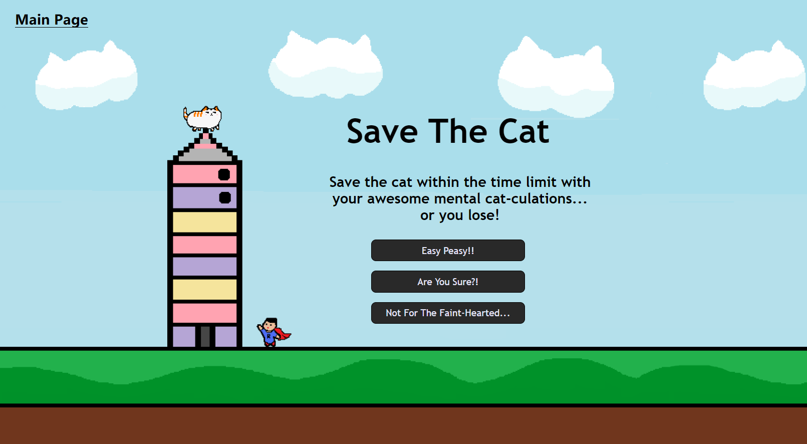 GitHub - roscxn/Save-The-Cat-Math-Quiz: An engaging math quiz featuring ...