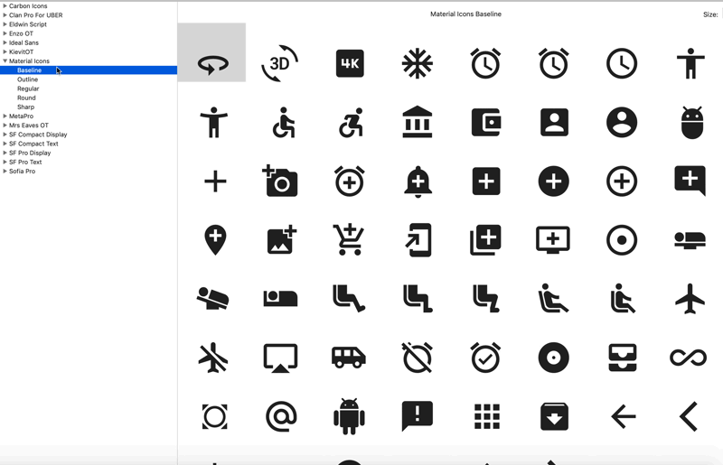 Outdated Font Files Issue 786 Google material design icons GitHub