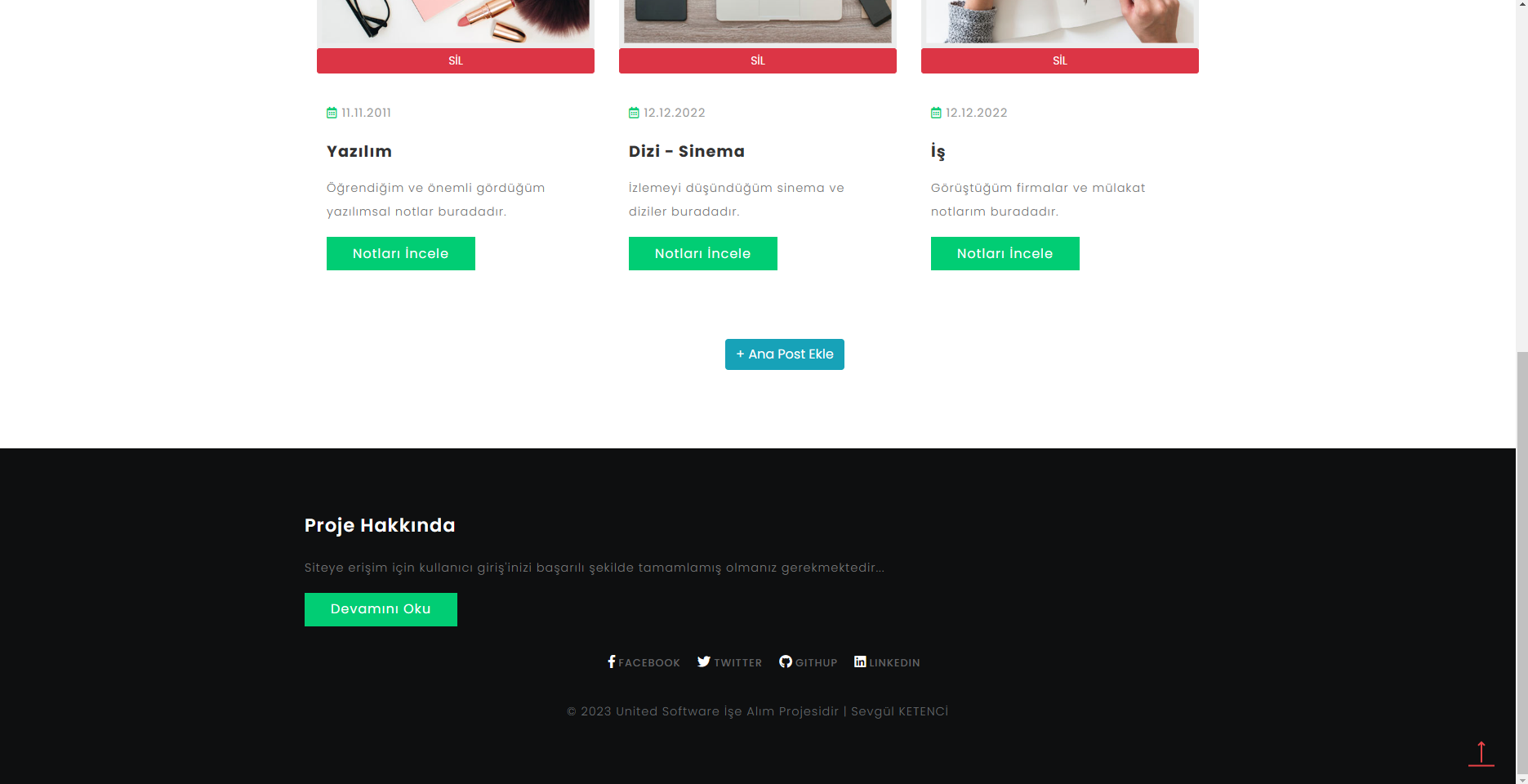 GitHub - Sevgulketencii/UnitedSoftwareProject