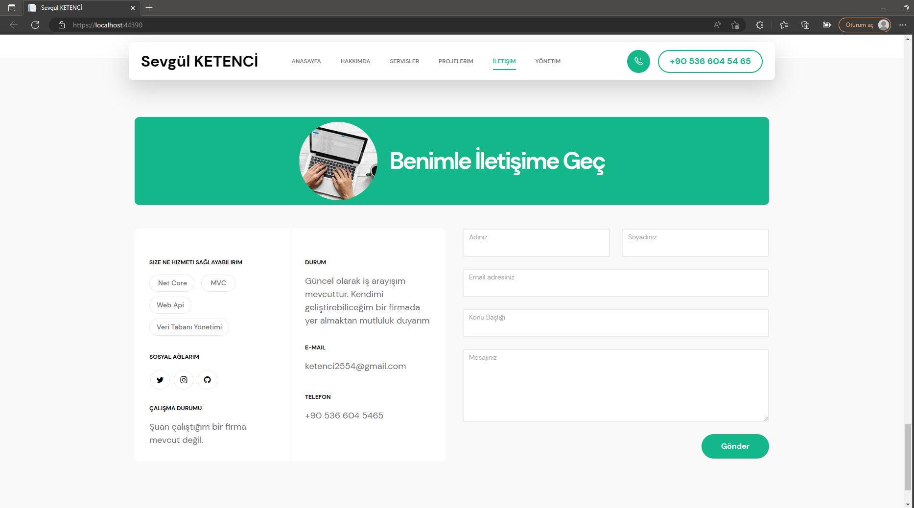 GitHub - Sevgulketencii/Portfolio