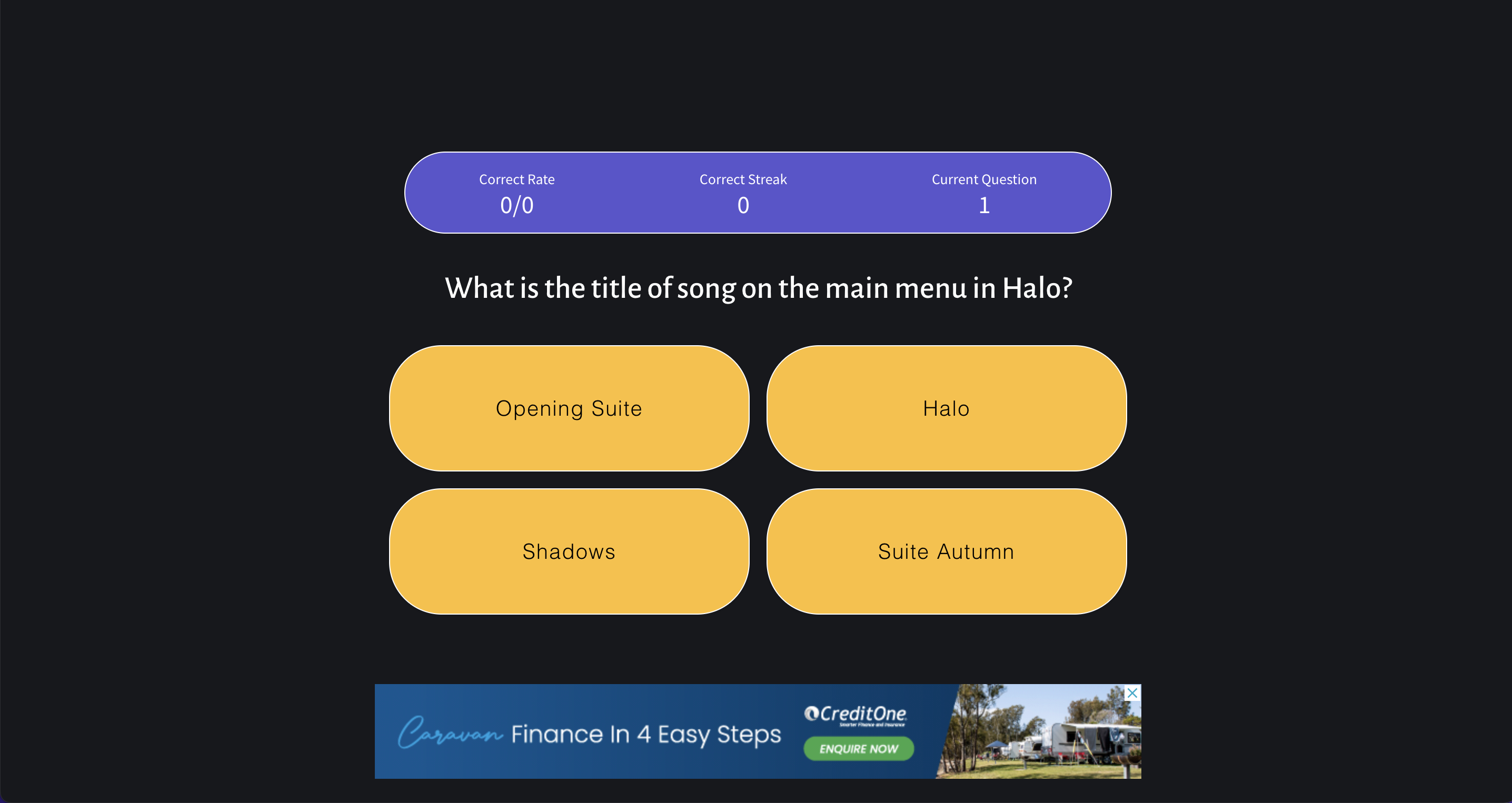 Spotify quiz codesandbox