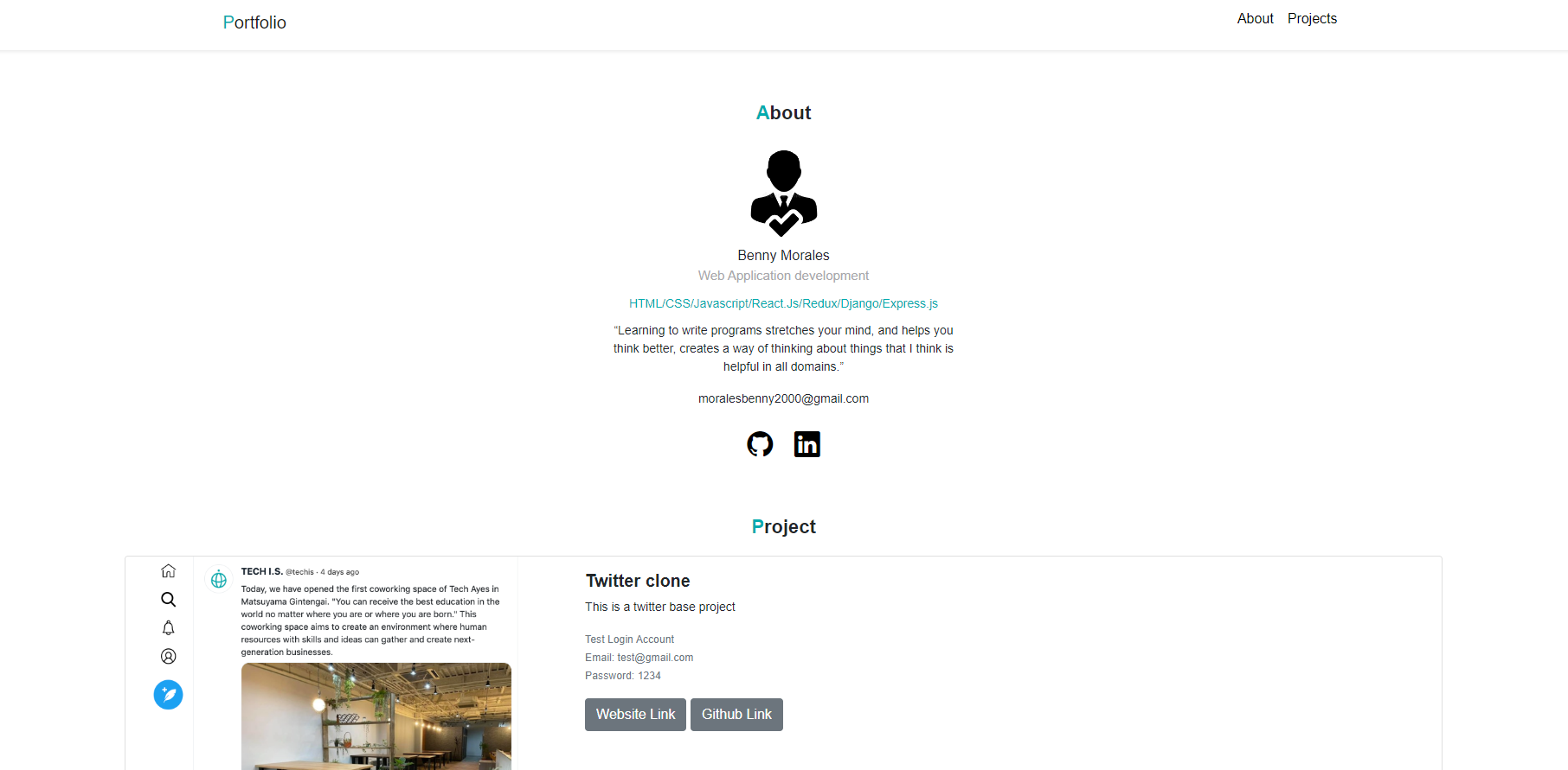 GitHub - BennyM1/Portfolio