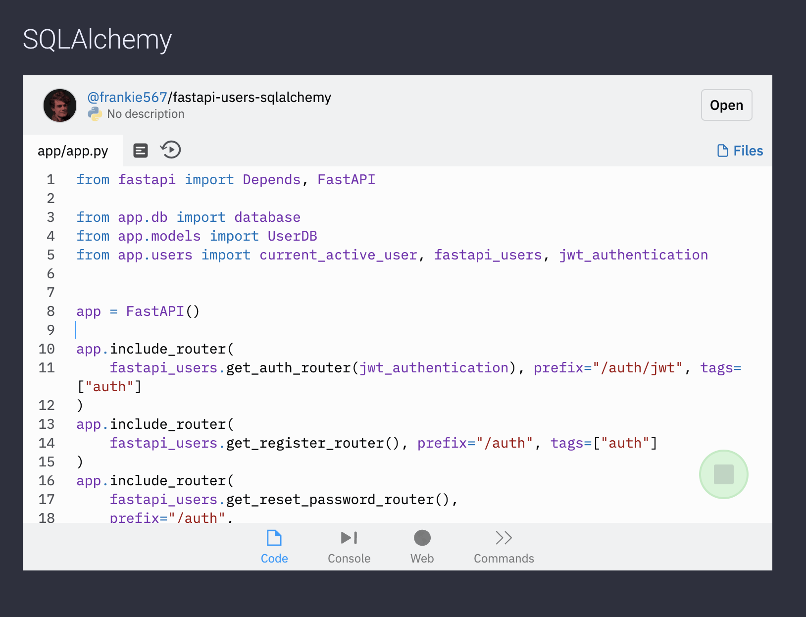 Full Examples Broken (Docs Page) · Issue #735 · fastapi-users/fastapi ...