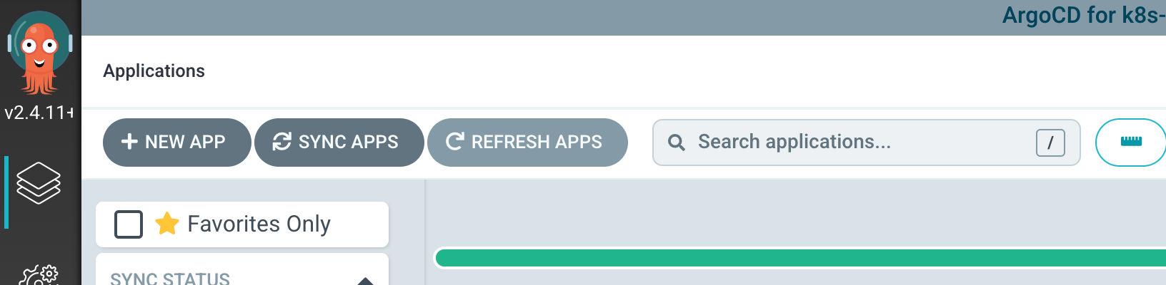 argocd logo partially overlapped by permanent banner in 2.5.0 · Issue ...