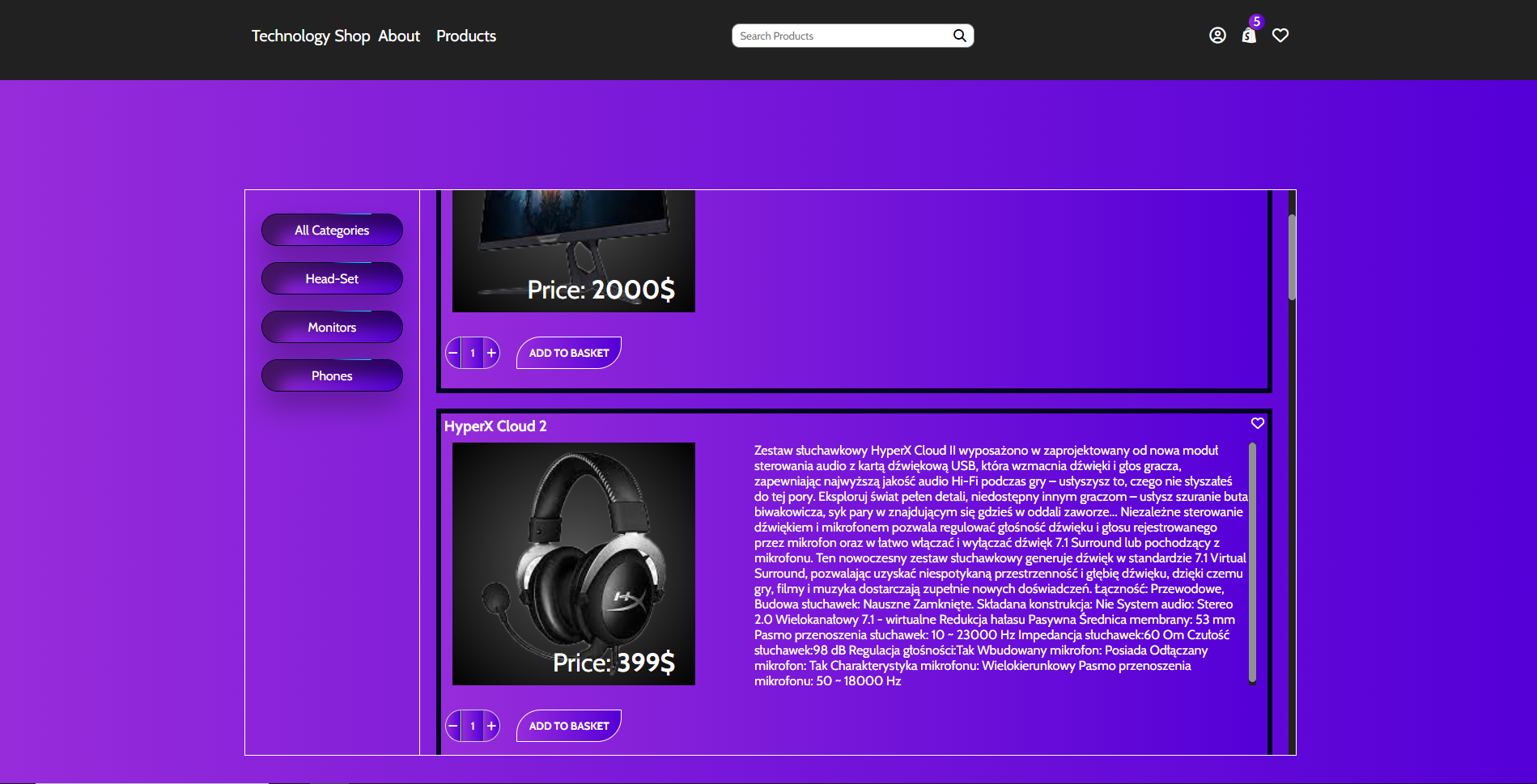 GitHub - Kasek95/Technology-Shop: Technology Shop