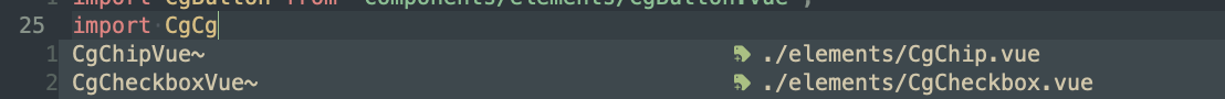 auto completion components in template section not working · Issue ...