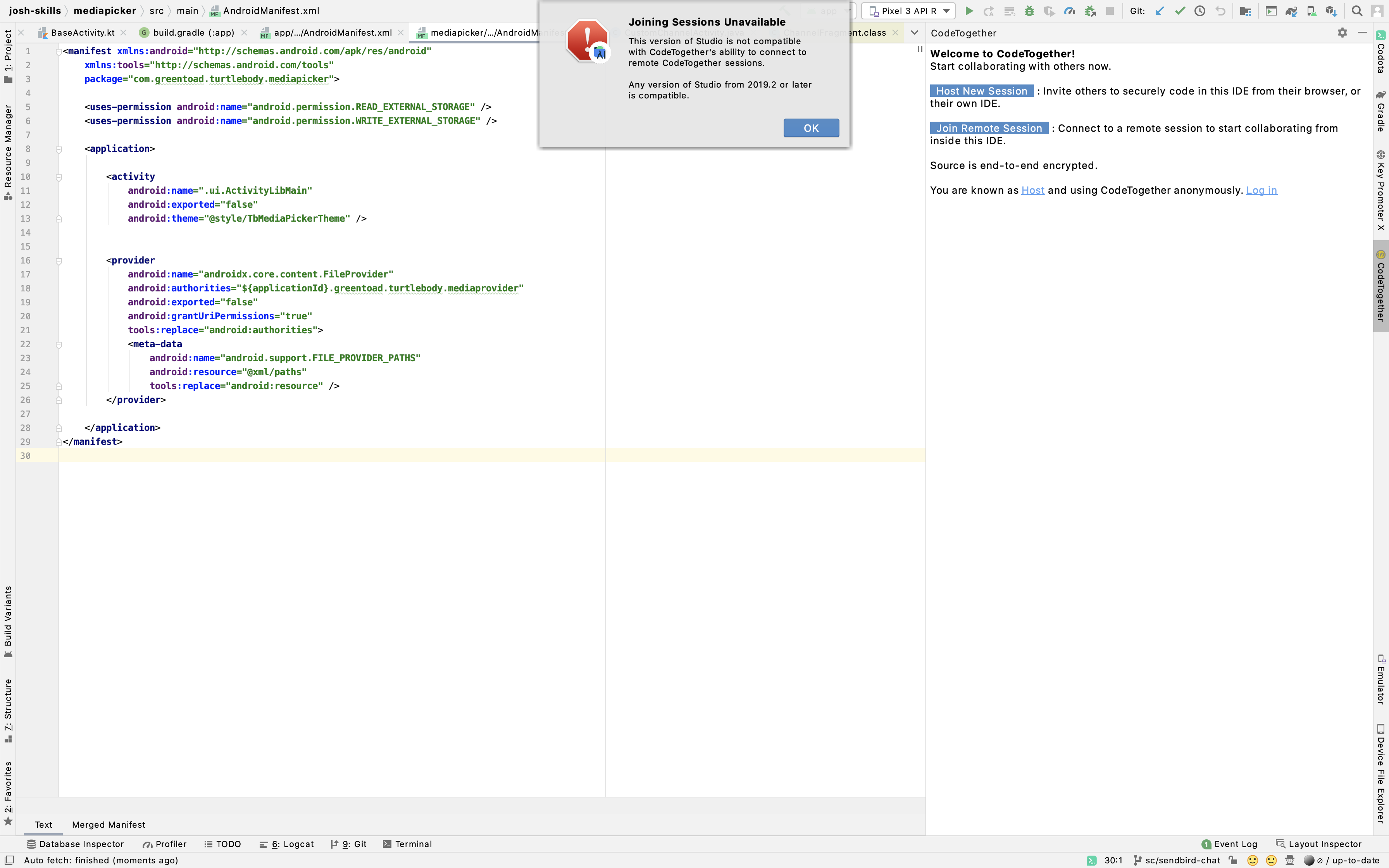 Can't Join Remote Session on Android Studio · Issue #204 · CodeTogether ...