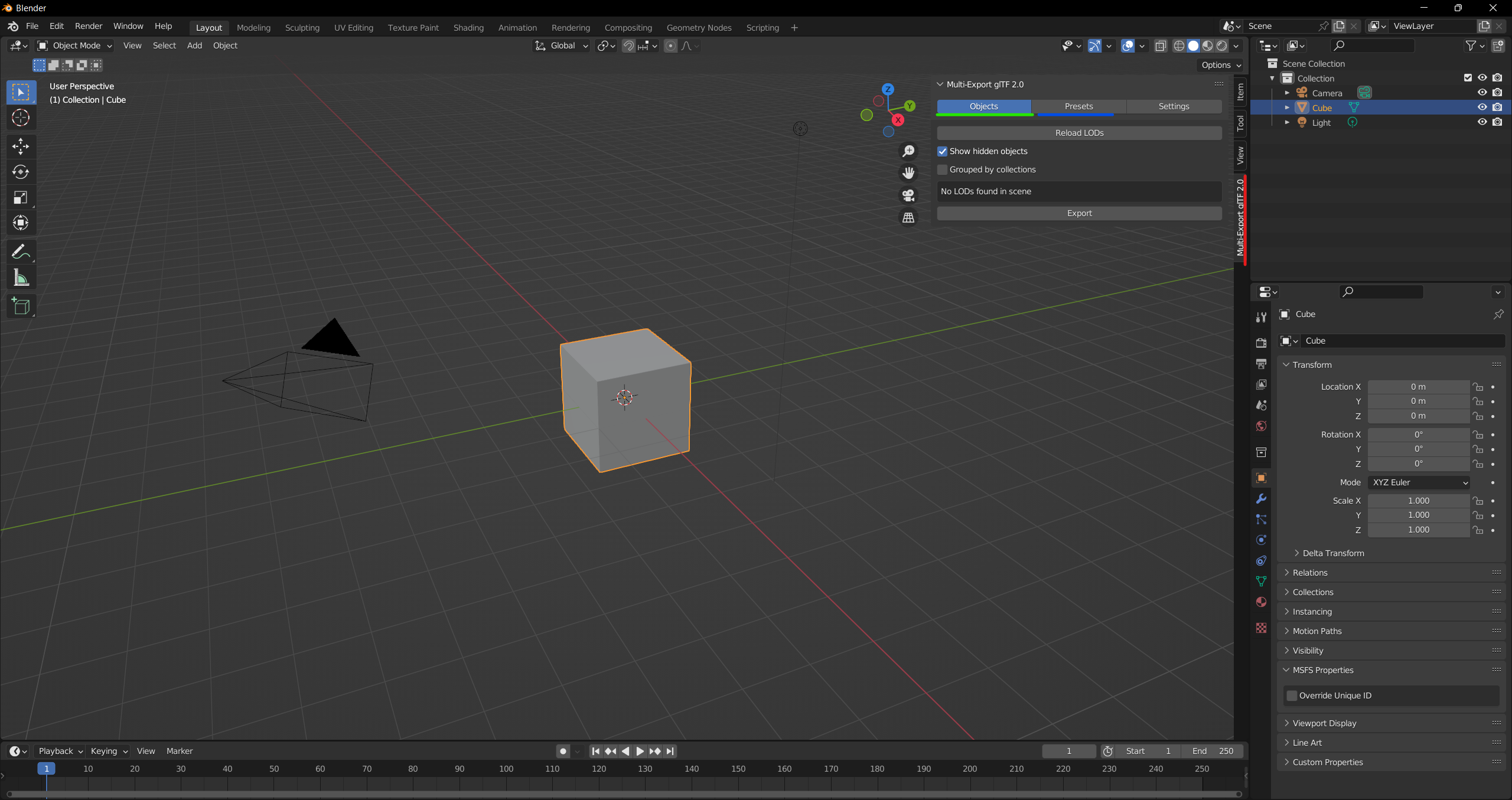msfs blender export problem · Issue 224 · AsoboStudio/glTFBlenderIO