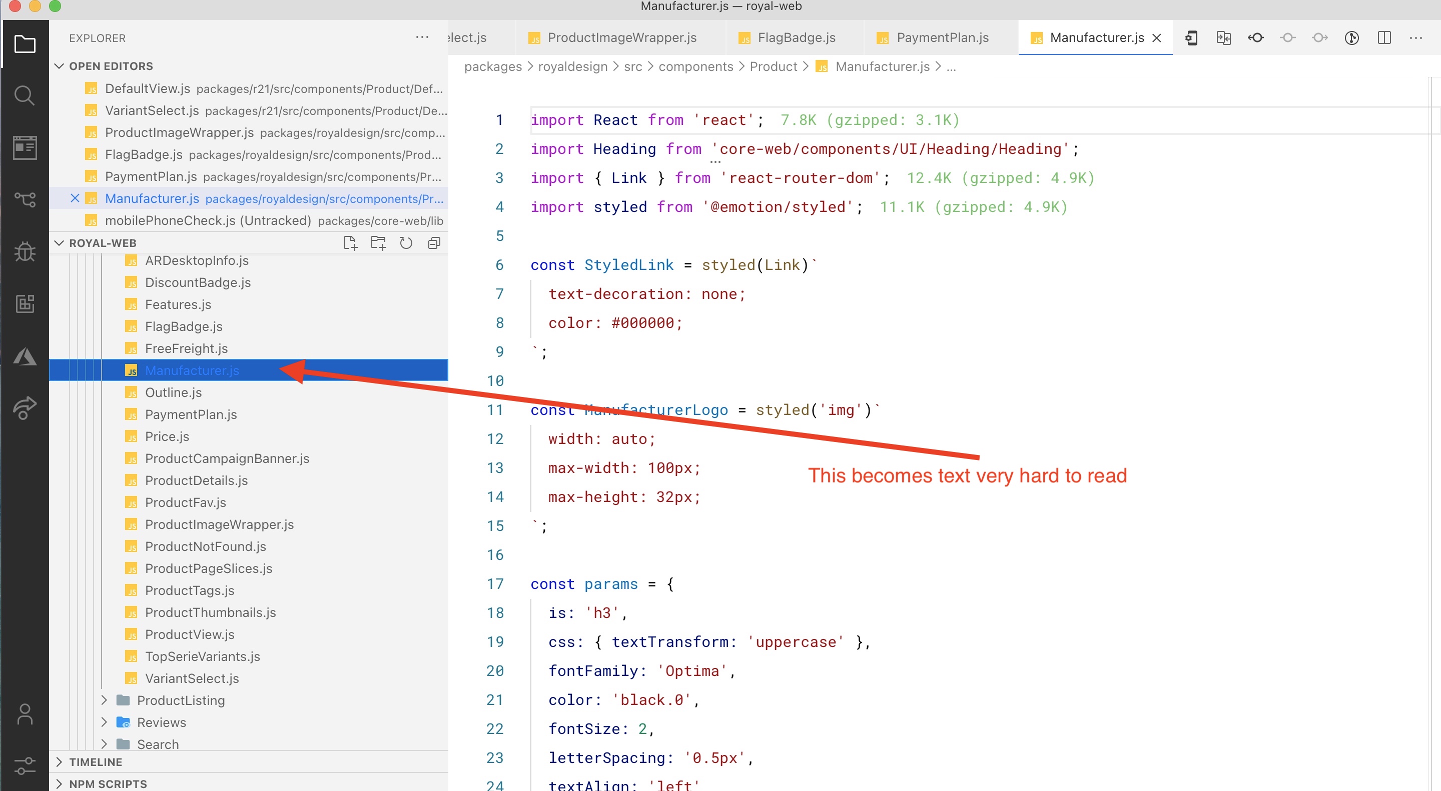 Can't make out filename/folder with color theme Light+ · Issue #122670 ...