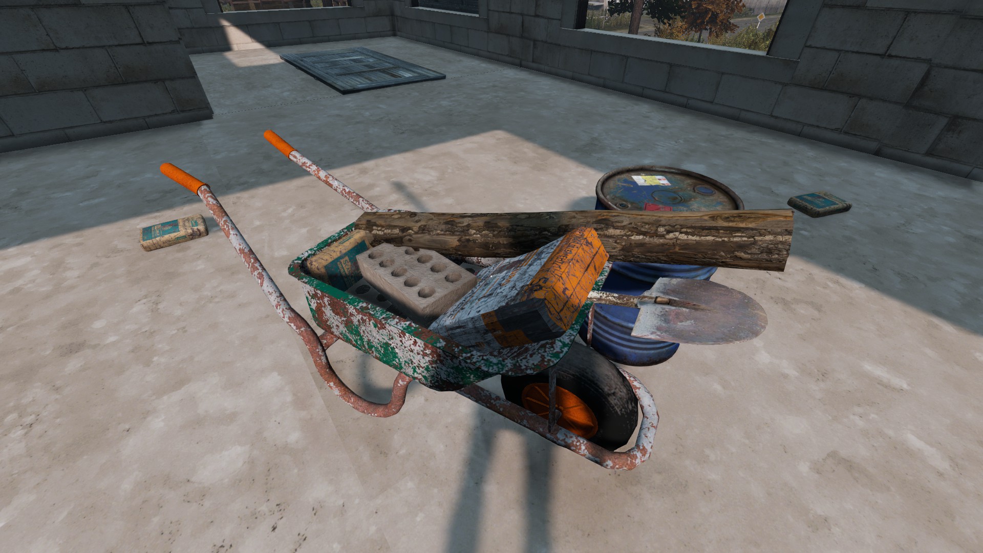 wheelbarrow