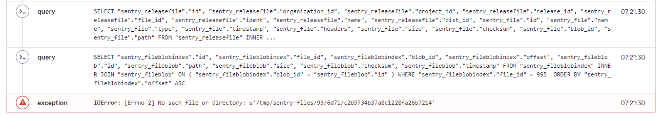 [9.1.1] Failed download files after upload · Issue #13299 · getsentry ...