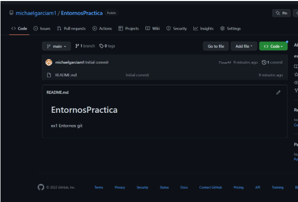 GitHub - michaelgarciam1/EntornosPractica: ex1 Entornos git