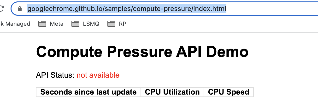 CPU Utilization is not captured with Compute Pressure API · Issue #3867 ...