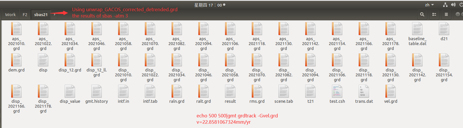[Feature]: Analysis of sbas results · Issue #560 · gmtsar/gmtsar · GitHub