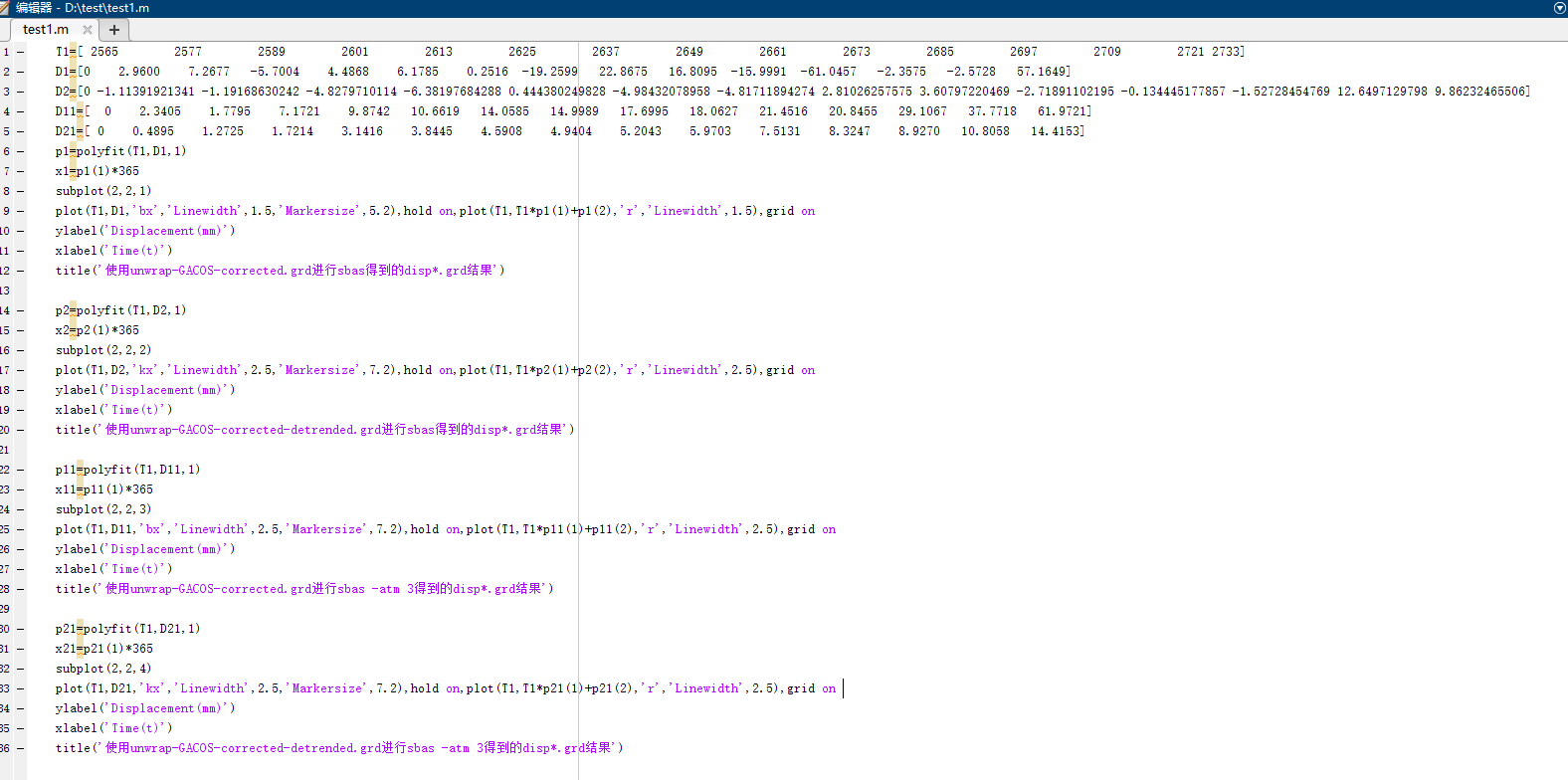 [Feature]: Analysis of sbas results · Issue #560 · gmtsar/gmtsar · GitHub