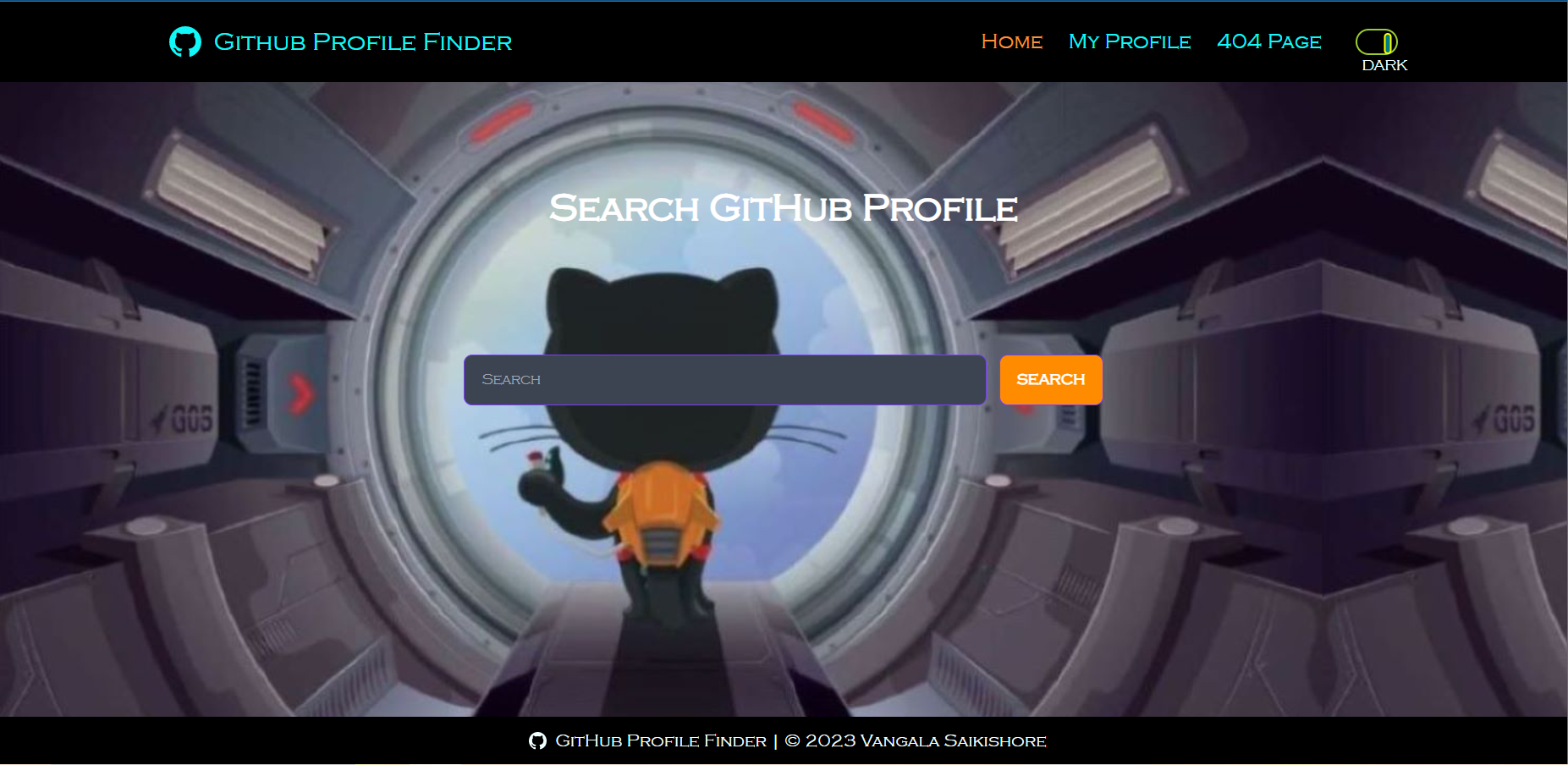 GitHub - VangalaSaikishore/React-Github-Profile-Finder: I have ...