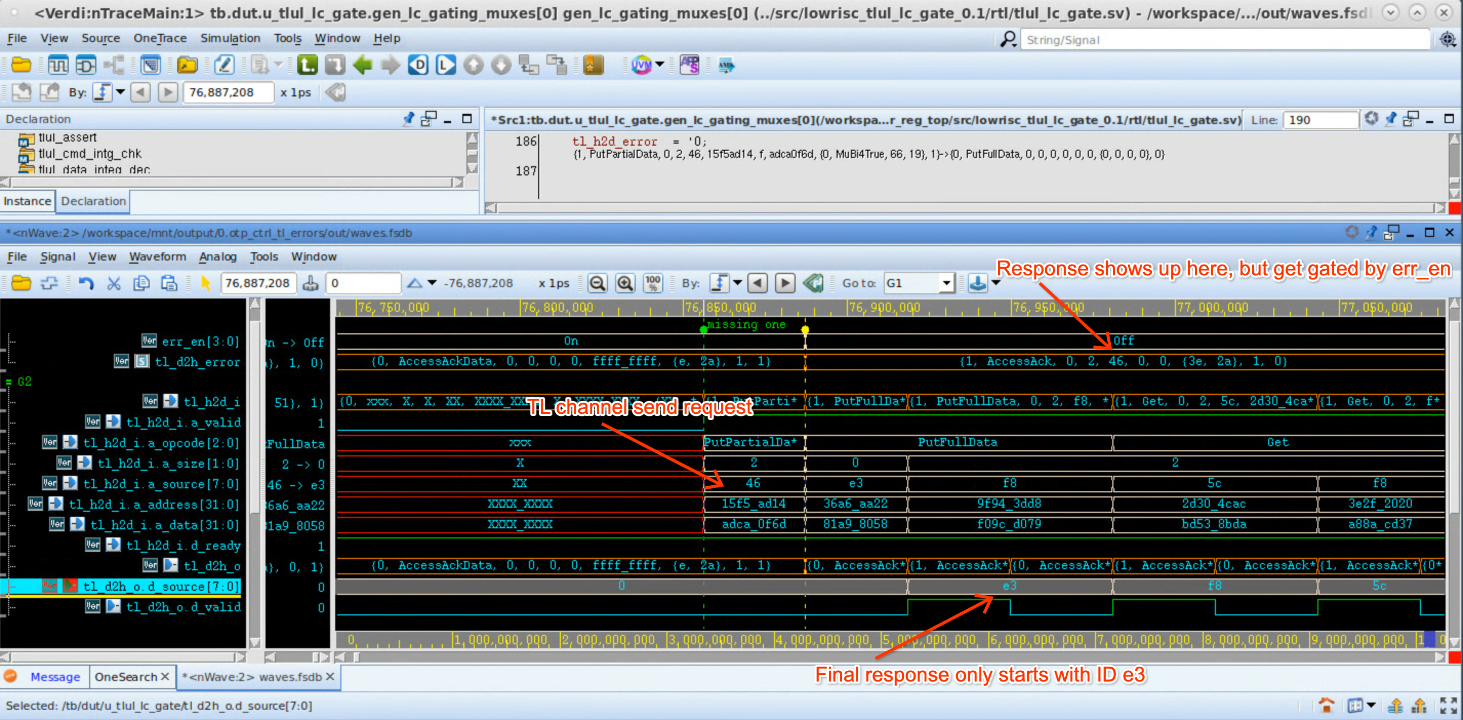 [prim/tlul_lc_gate] missing one TLUL transaction response · Issue ...