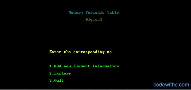GitHub - Subramaniann25/Morden-Periodic-Table-in-C: The Modern Periodic ...