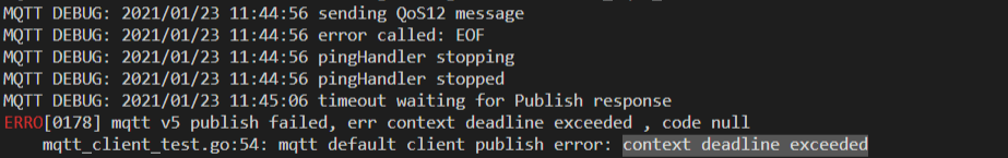 An Error Occurs When The Number Of Messages Sent With Qos 0 Is 