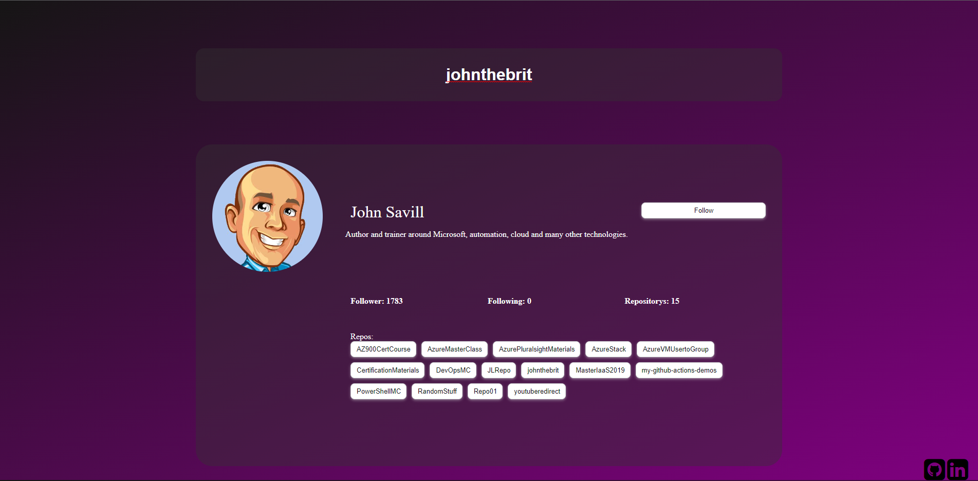 GitHub - ligabeast/GitHub-Profile-Finder
