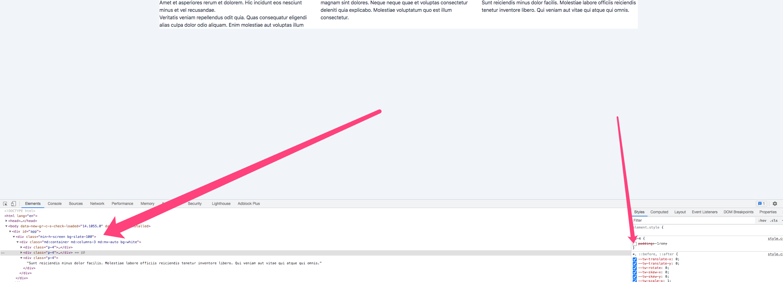 columns with padding breaks · Issue 8034 · tailwindlabs/tailwindcss