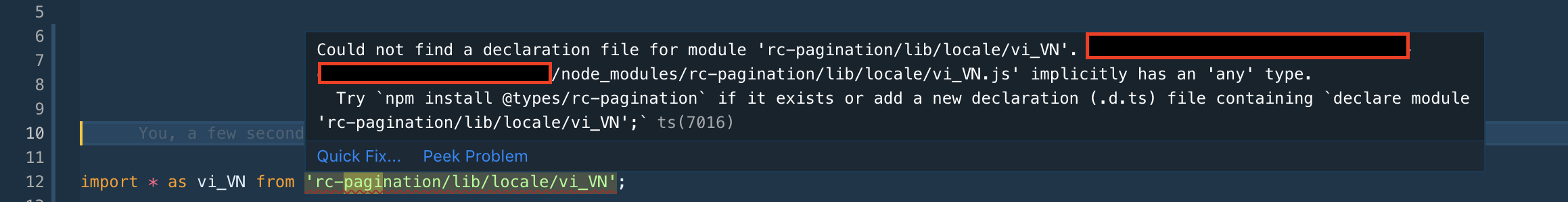 Config Locale With Typescript Issue 177 React Component Pagination
