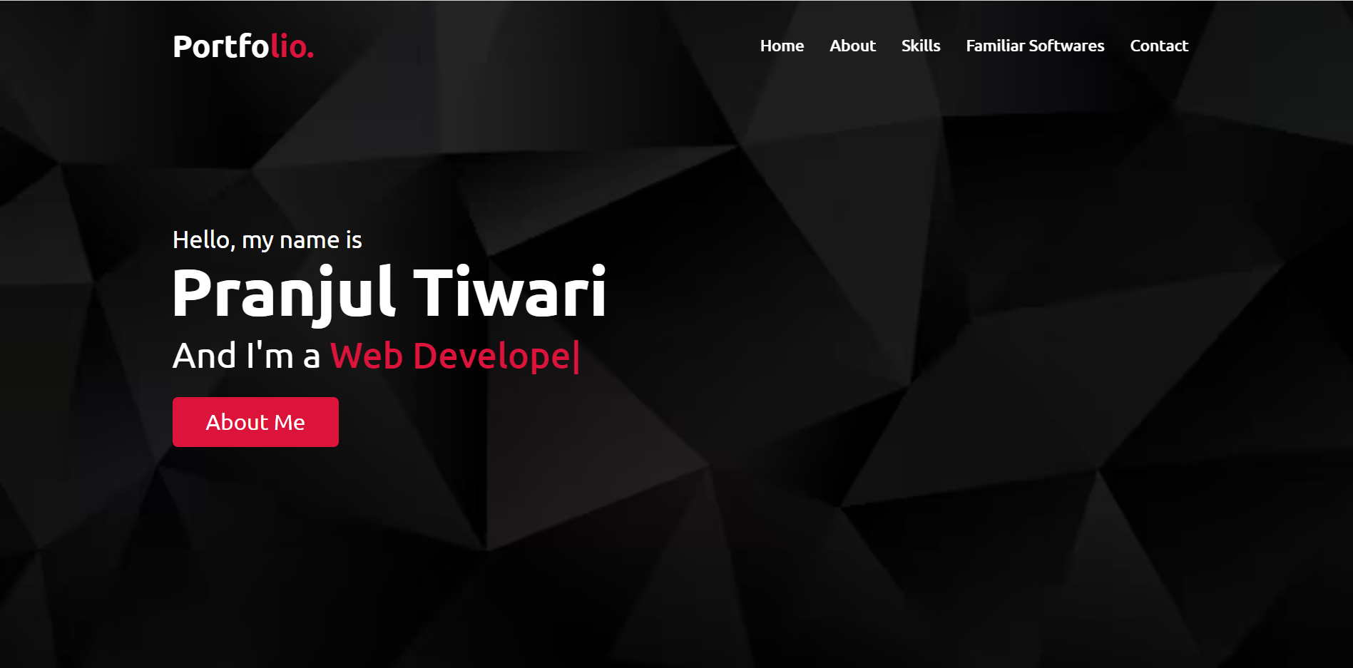 GitHub - pranjultiwari/Portfolio-website