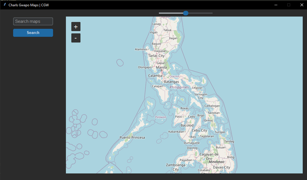 GitHub - Chxrls/Maps: basic maps application using TkinterMapView