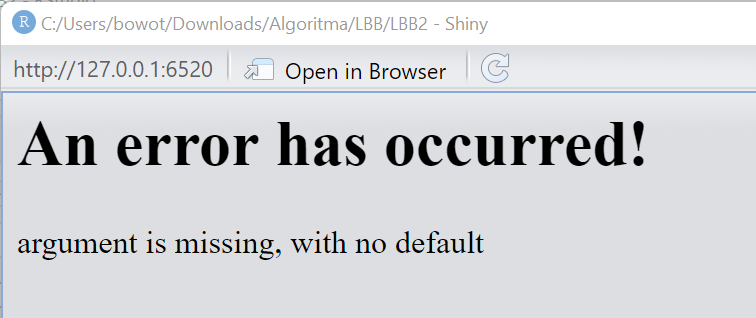 Interactive Ploting (IP) Warning Error in lapply argument is missing ...