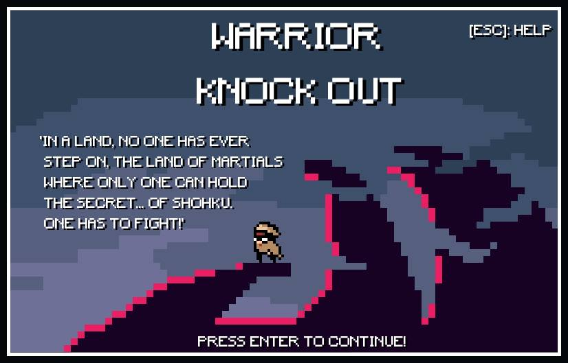 GitHub - tranleduyan/WarriorKnockOut: Freshman-Sophomore Year Project ...