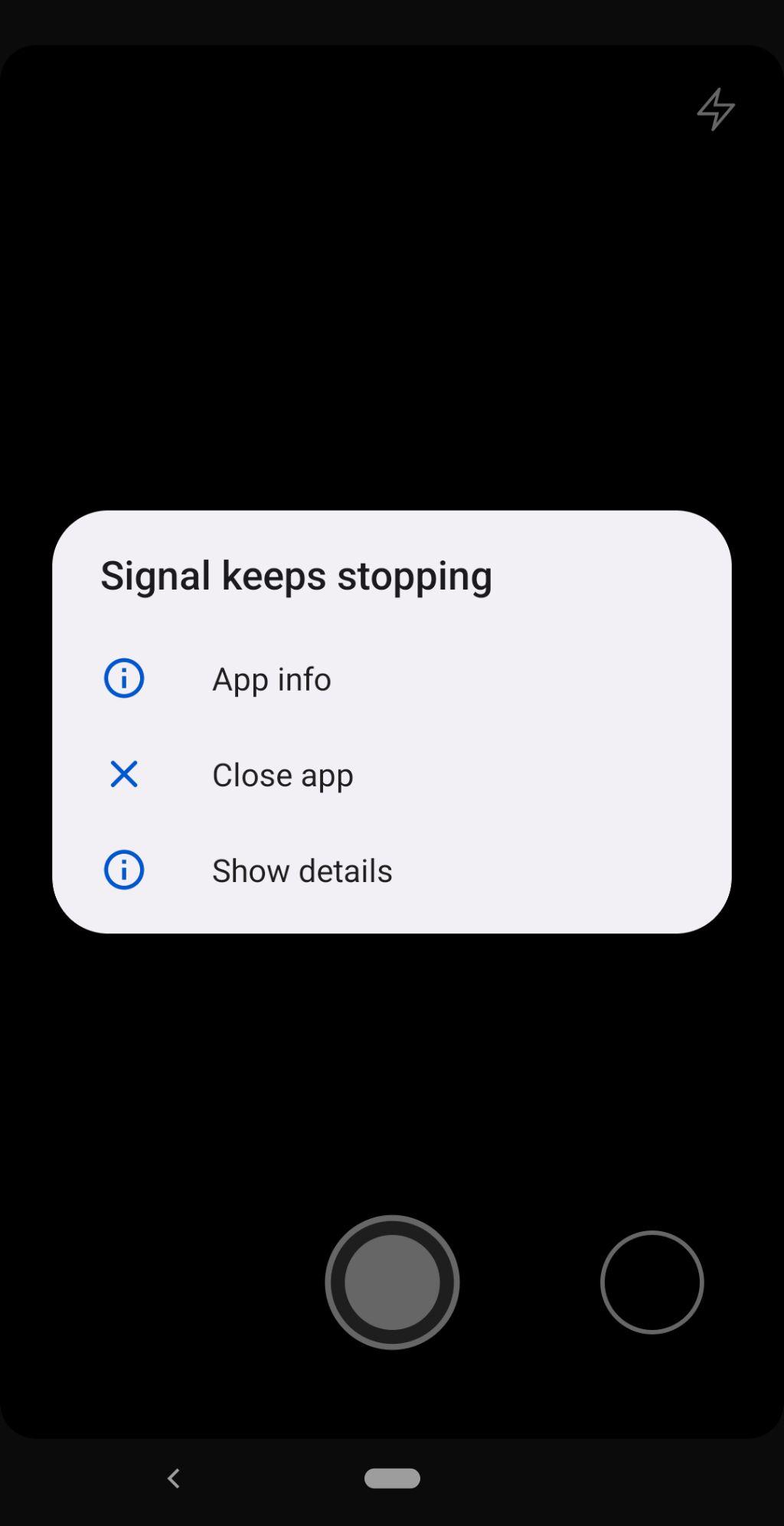 Front facing camera not working Pixel 3 · Issue 12491 · signalapp
