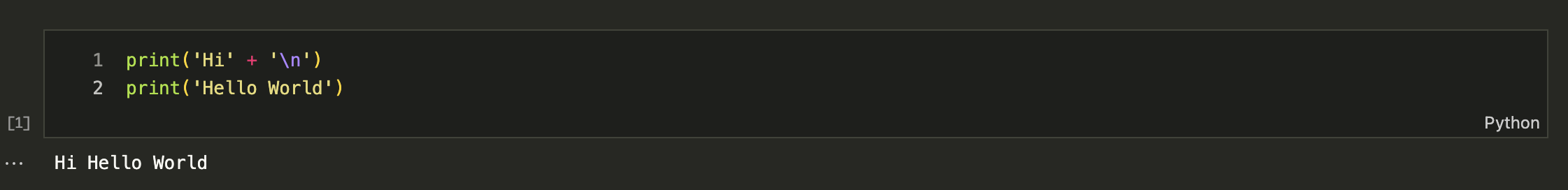 multiple print statements in python print in same line in Jupyter ...