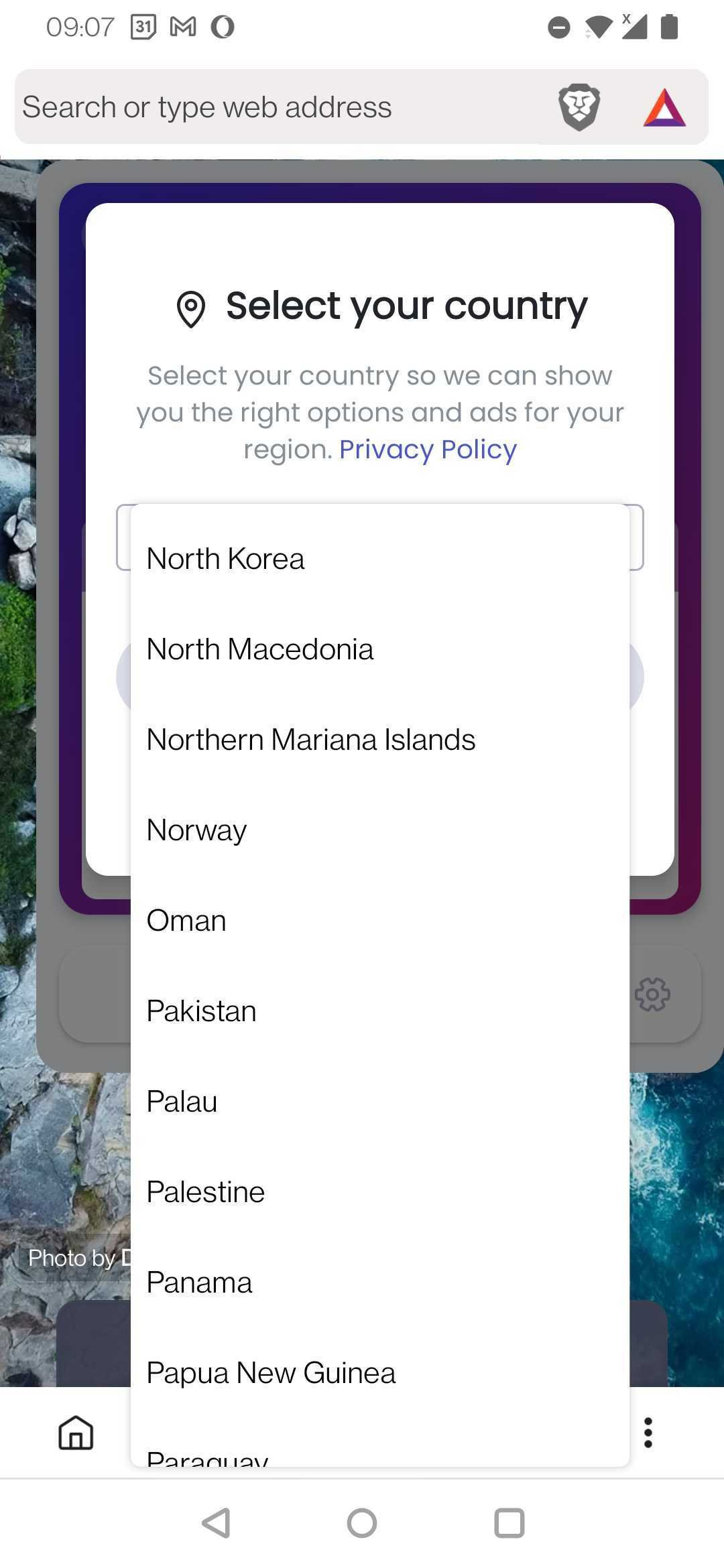 [Android] In country selection list for declared geo, place OS region ...