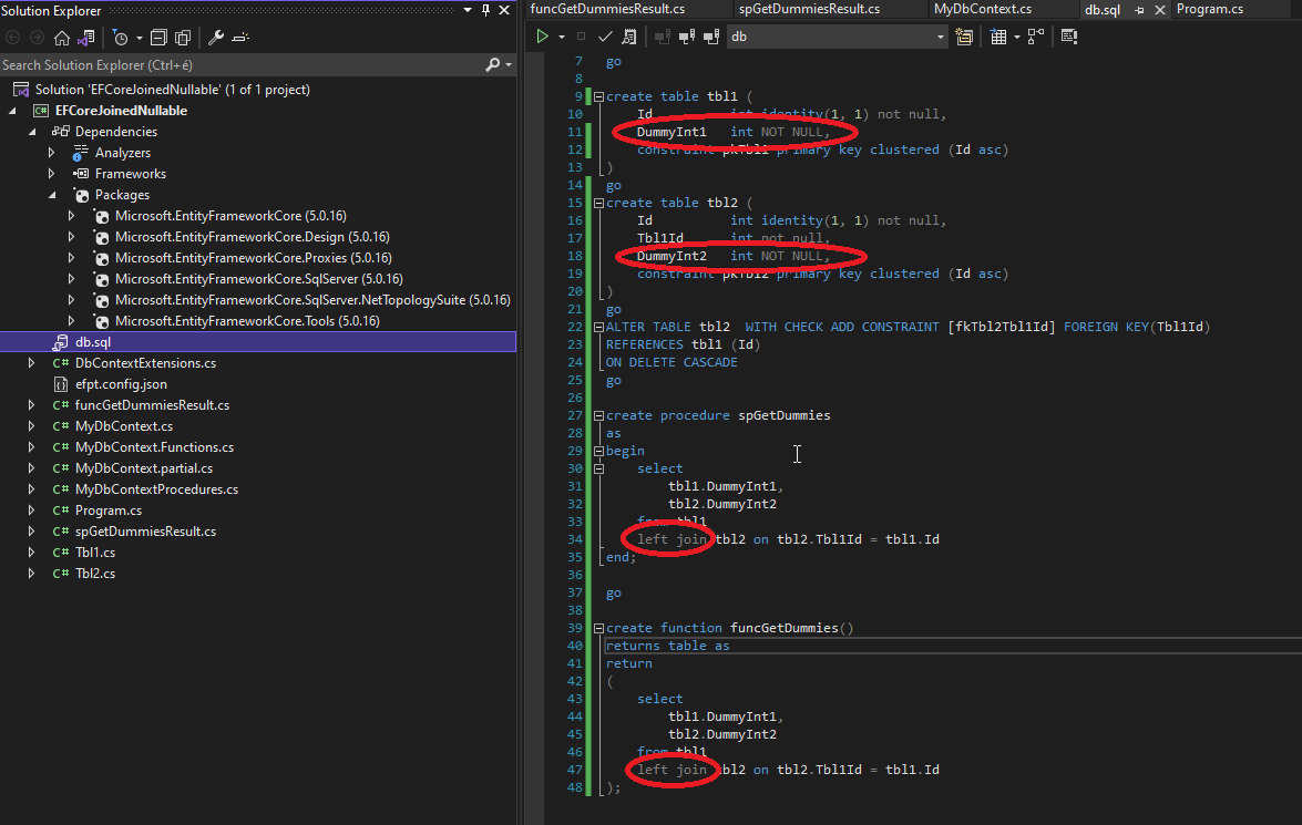 Table valued function with left joined table generates wrong nullable ...
