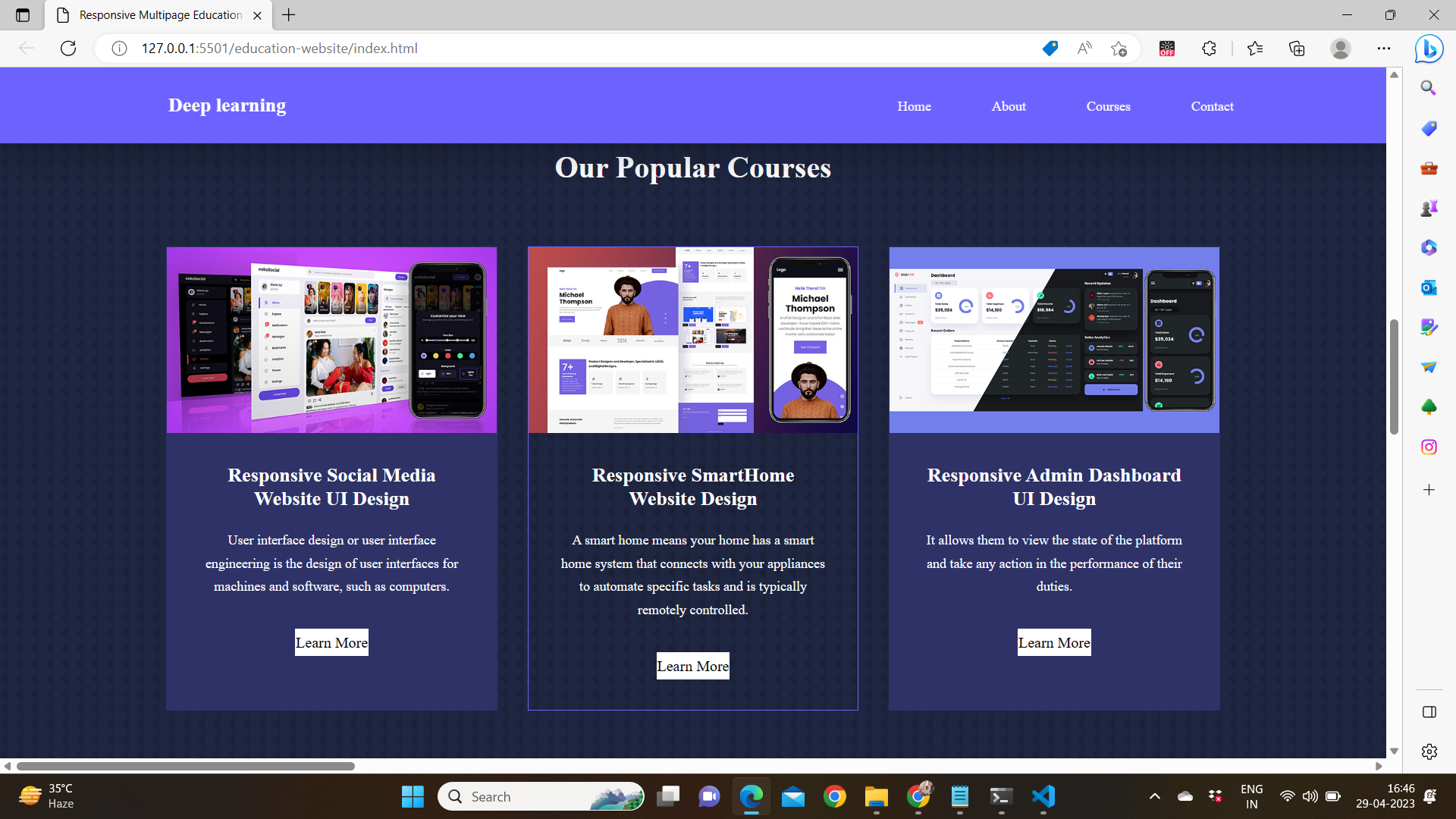 GitHub - Raja1babu/education-website