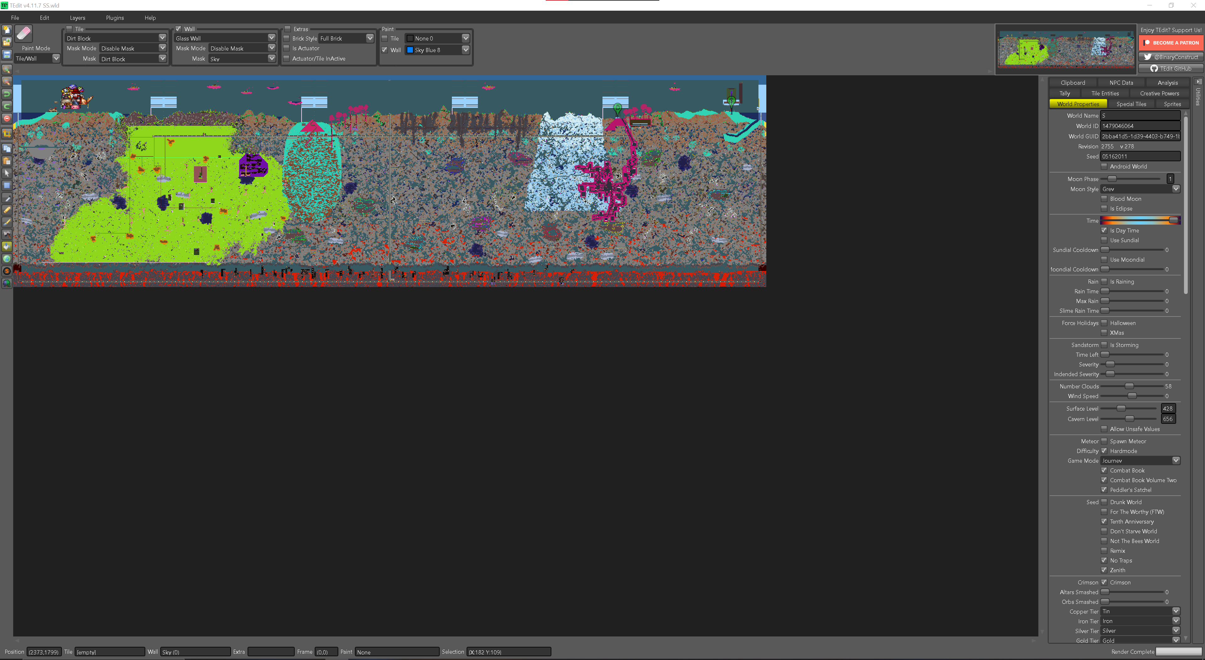 Terraria Remove Walls