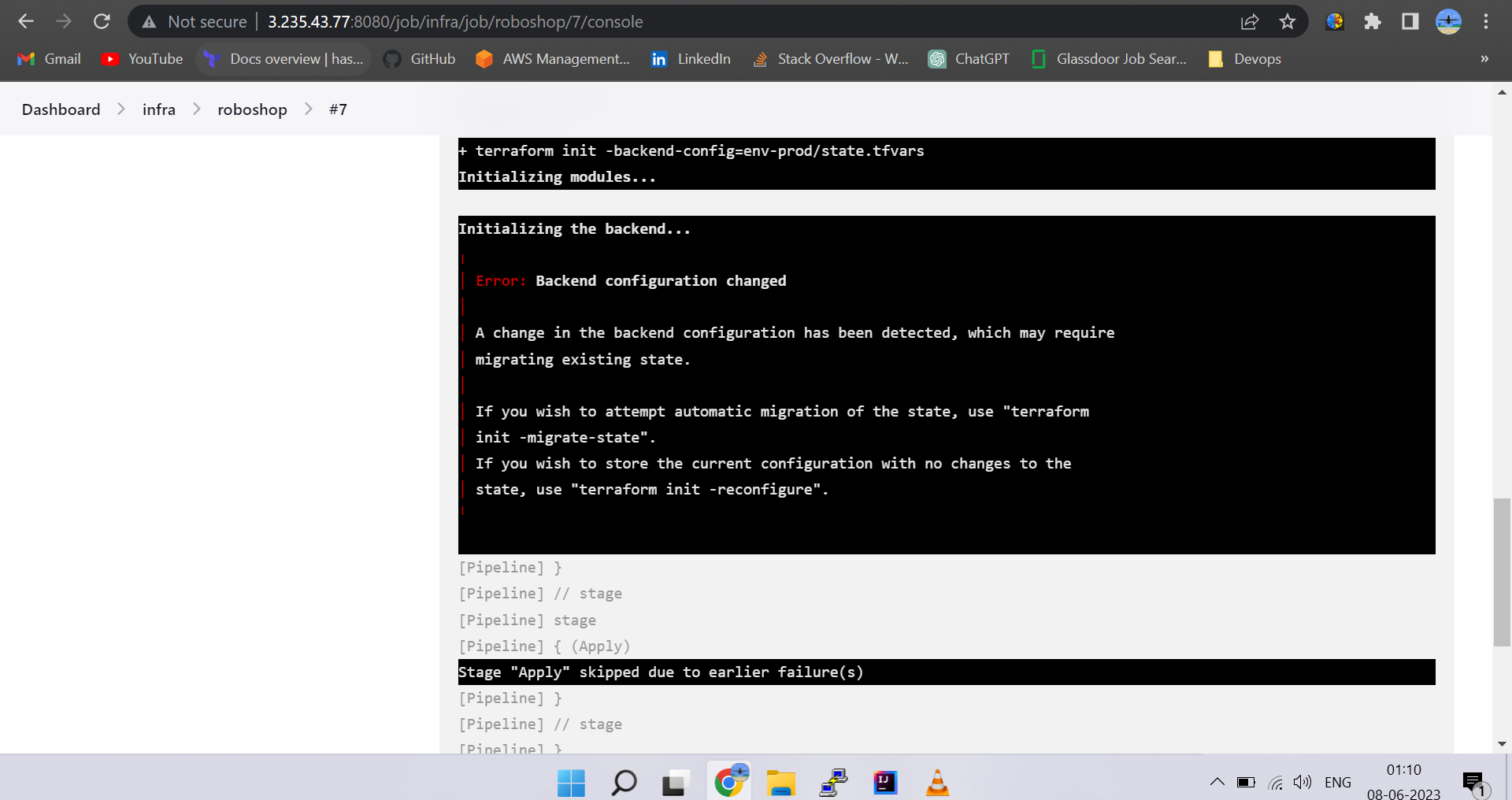 Backend terraform state file issue · learndevopsonline ...