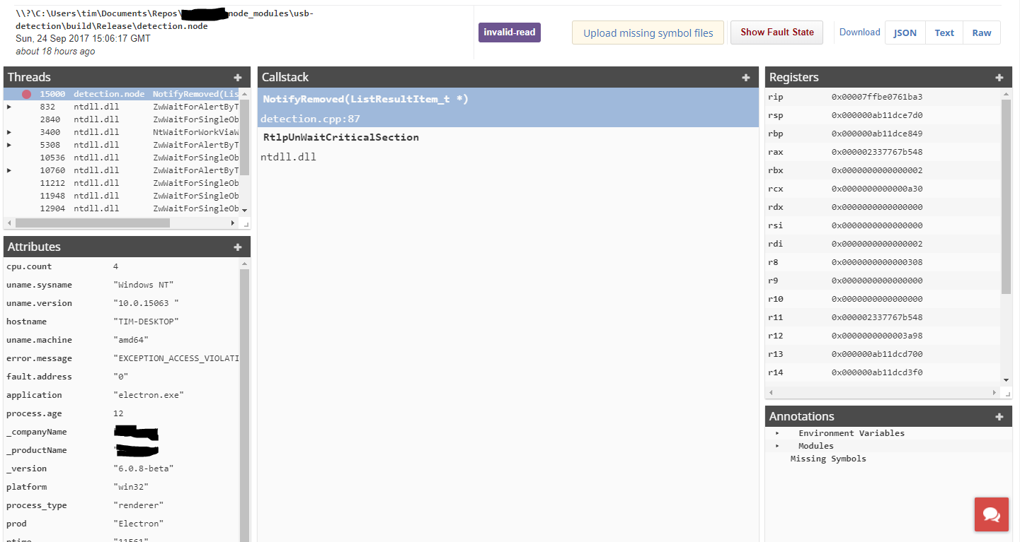 Access Violation on Window 10 · Issue #44 · MadLittleMods/node-usb ...