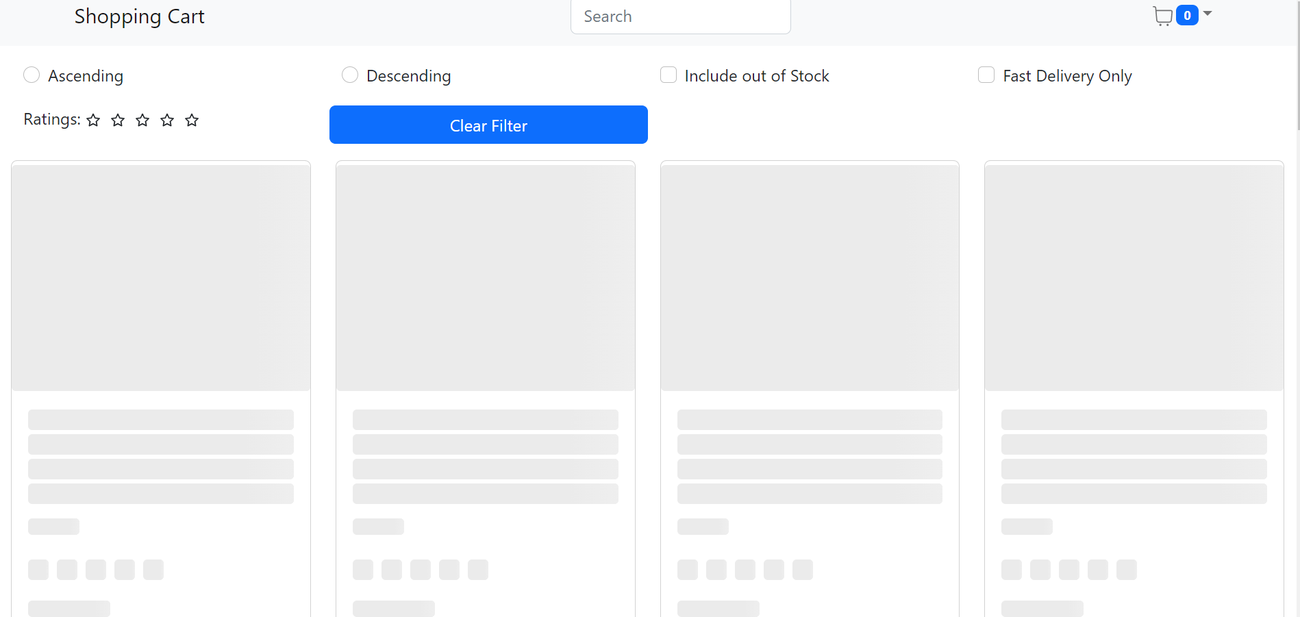 GitHub Implemented shopping cart functionality