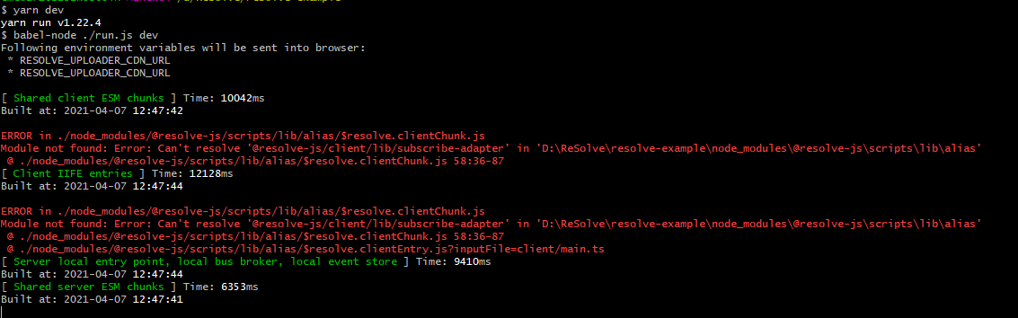 with-angular example does not work · Issue #1795 · reimagined/resolve ...