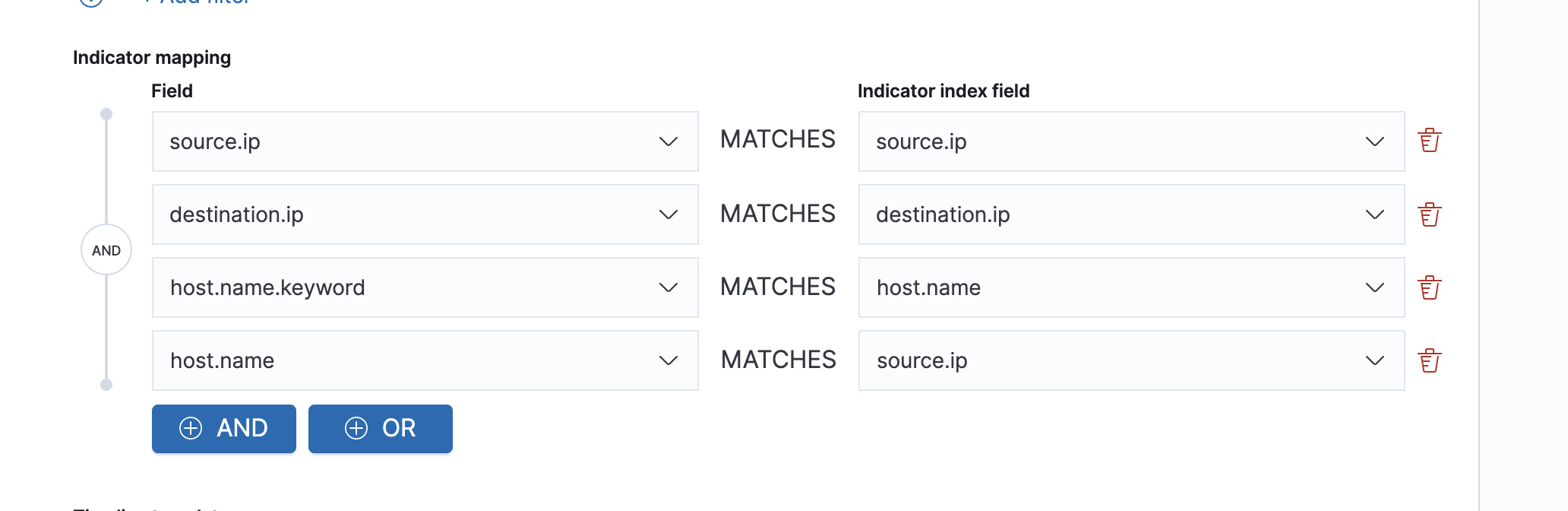 [Security Solutions][Detection Engine] Indicator Match rules should
