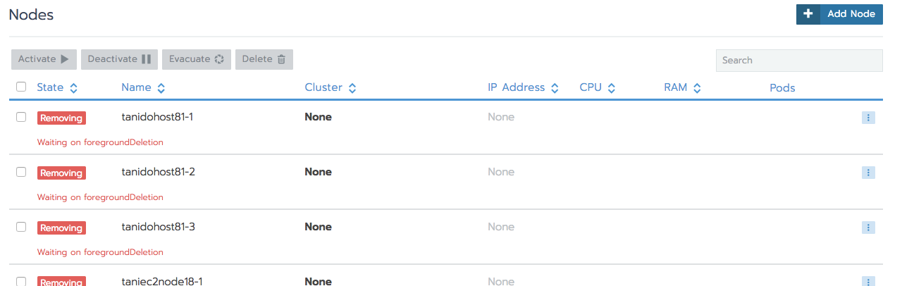 Nodes stuck in removing state · Issue #10796 · rancher/rancher · GitHub