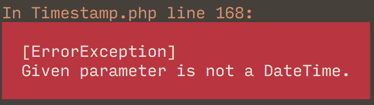 Lots of issues with Timestamp's use of DateTime · Issue #4462 ...