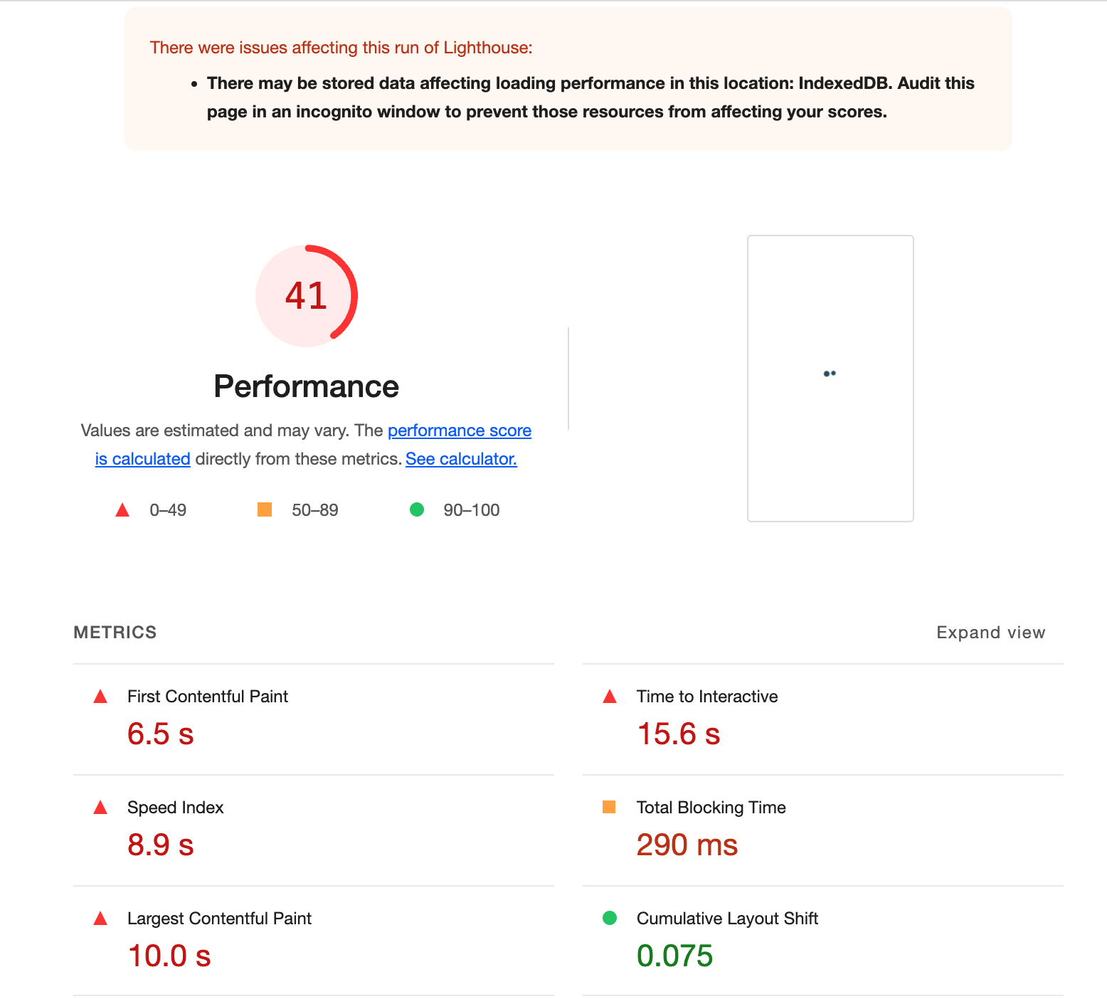investigate high loading times of the app on certain devices/networks ...