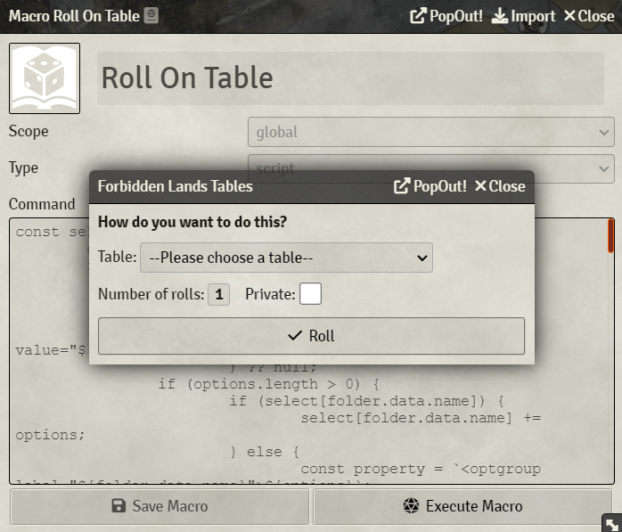 Roll on Table macro issue · Issue 111 · fvttfrialigan/twilight2000