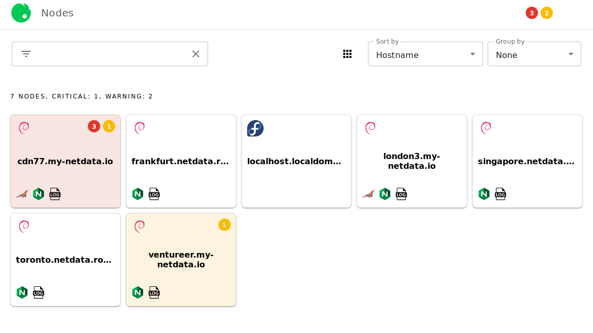 A screenshot of the Netdata Cloud web interface