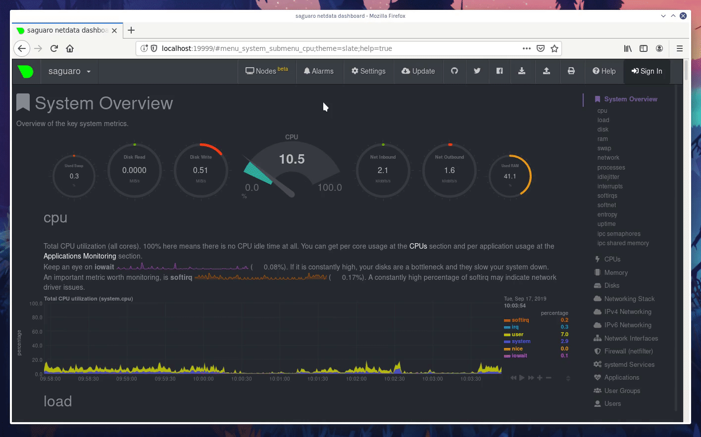 Animated GIF of signing in to Netdata Cloud via
|
||||
Google