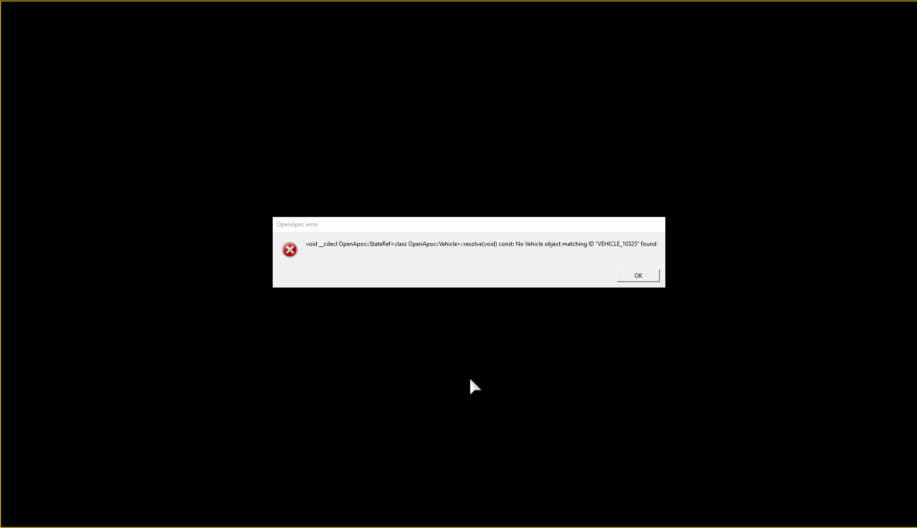 Crash when entering alien dimension · Issue #1106 · OpenApoc/OpenApoc ...