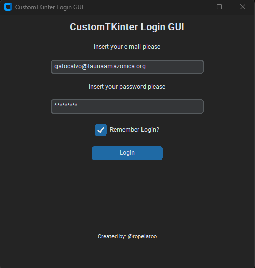 GitHub - Ropelatoo/CustomTKinter-LoginGUI: 🐍 - Custom LoginGUI made ...